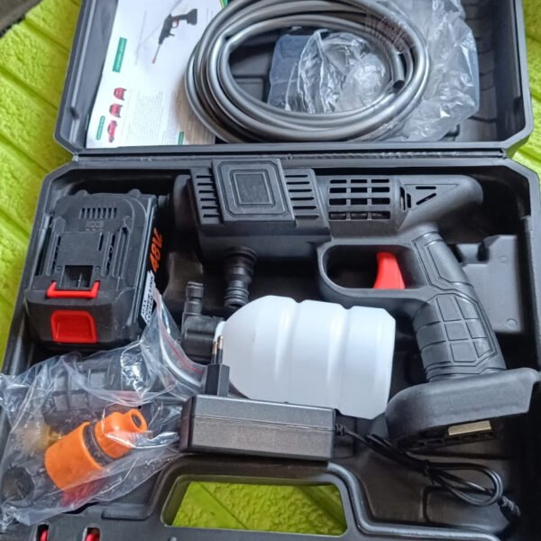 48V Portable Car Pressure Washer Kit with Rechargeable Battery