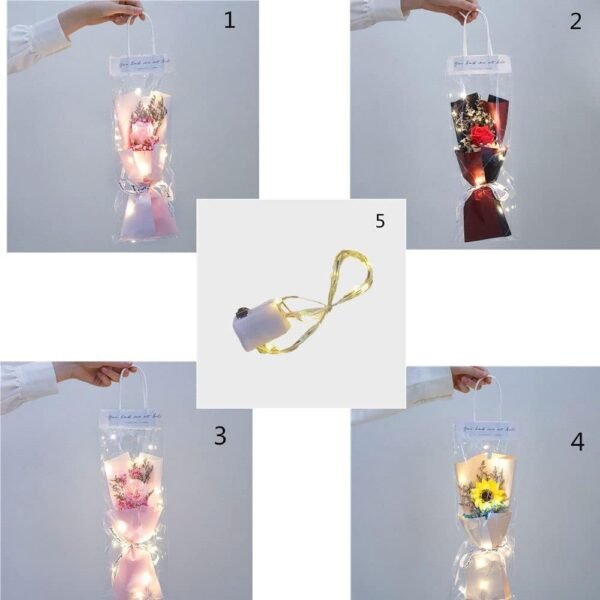 Home Decoration Rose Hand Made Valentine's Day Artificial Flowers(1 Pc)