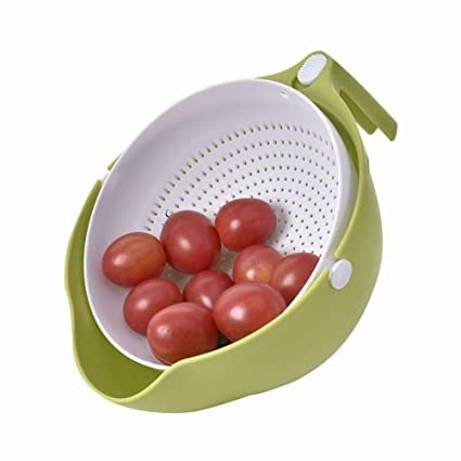 51uYYMO5gVL._SX425.jpg Multi-Functional Washing Fruits and Vegetables Bowl & Strainer with Handle