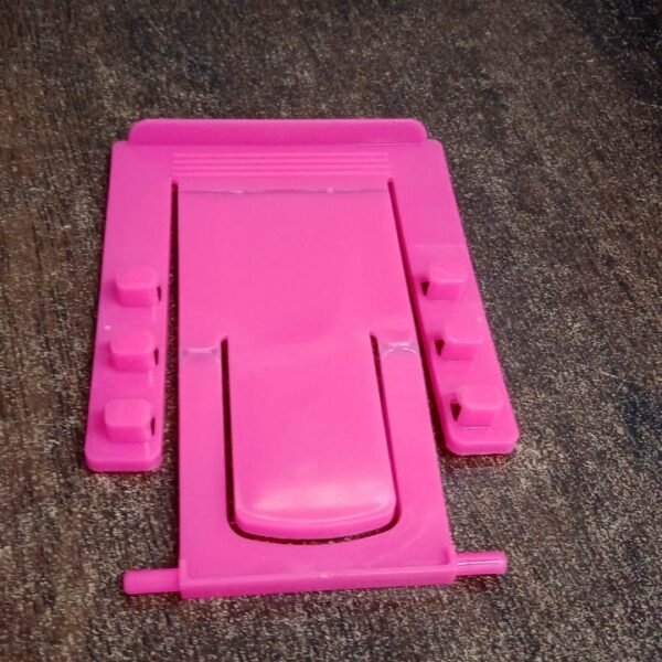 5240ca9f-b879-4bef-b0f5-8150ecd7cdee.jpg Adjustable Foldable Plastic Mobile Phone Stand Holder (1 Pc)