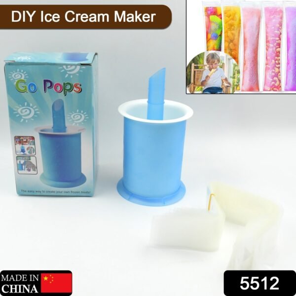 DIY Manual Popsicle Maker – Reusable Ice Cream Mold (Approx 20 Pcs Packing Bag)
