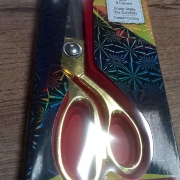 Stainless Steel Tailoring Scissor Sharp Cloth Cutting (8.5inch) (Golden)