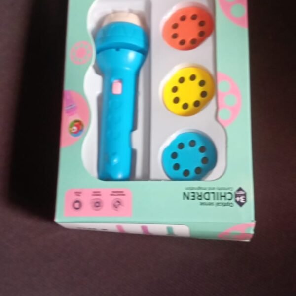 Mini Slide Projector for Kids with 3 Slide and Animated Pattern Learning Toy