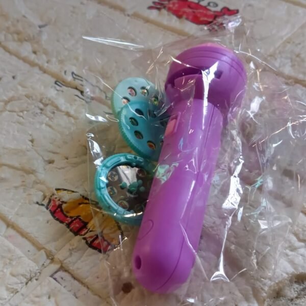 Mini Slide Projector for Kids (3 Slides): Projector Torch, Animated Patterns