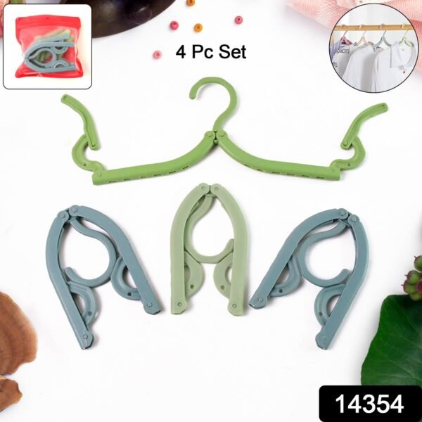 Travel Hangers, Portable Folding Clothes Hangers (4 Pc / Big)