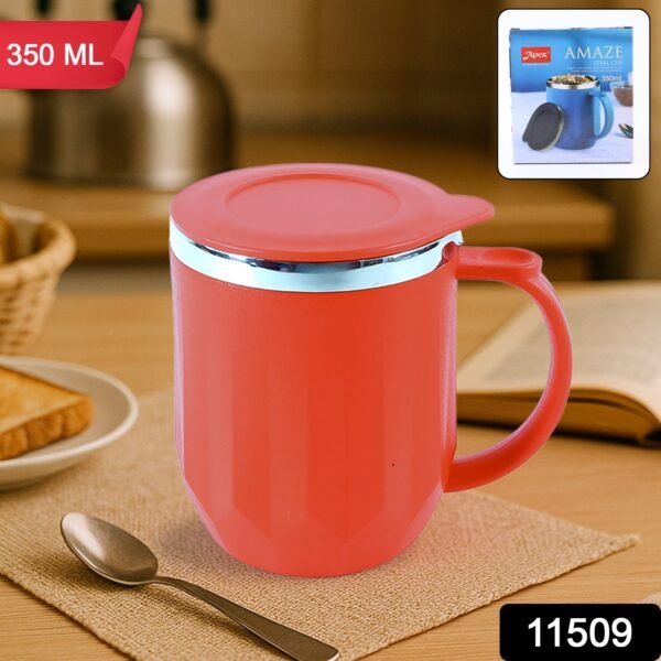 Apex Stainless Steel Insulated Mug, Tumbler 350ML (1 Pc)