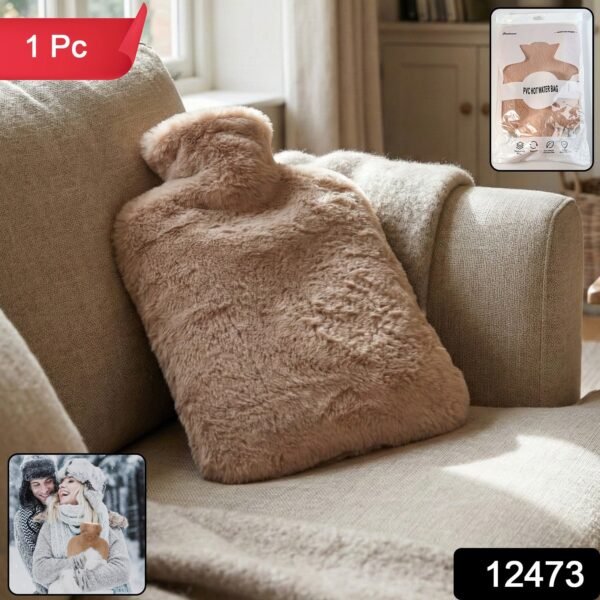 54112473-400Pc-DD_12473-Av-Sv.jpg PVC Hot Water Bag with Soft Fur Cover (1 Pc)