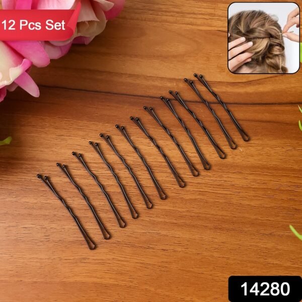 Premium Hair Bobby Pins Set 12pc