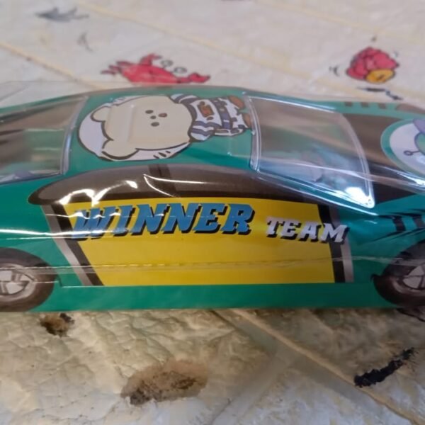 Car-Shaped Metal Compass Box (1 Pc): Pencil Case for Kids, Stationery