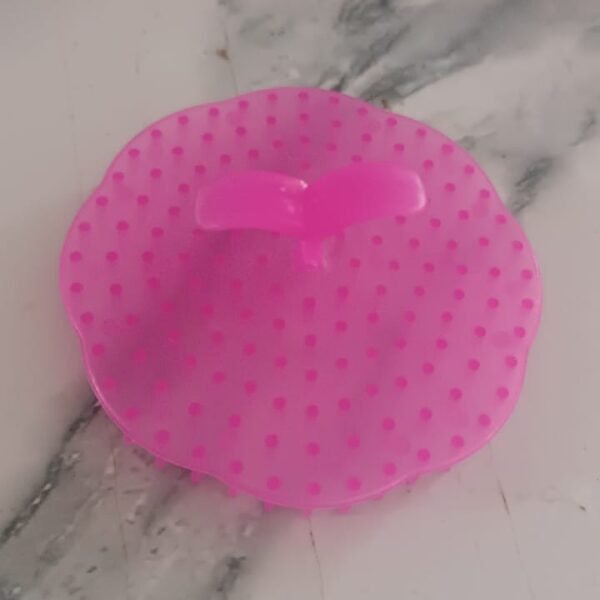 Ergonomic Plastic Scalp Massager Shampoo Brush (1 Pc)