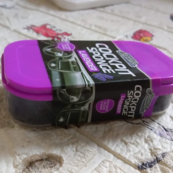 Cockpit Sponge - Polishing Sponge Cleaning Sponge Foam Perfect for Car Polish, Dust Cleaner Car Accessories for Women Men Car Cleaning Supplies Auto Detailing Tools, Sponge Perfect for Car Polish, Paint Care, Washing (1 Pc)