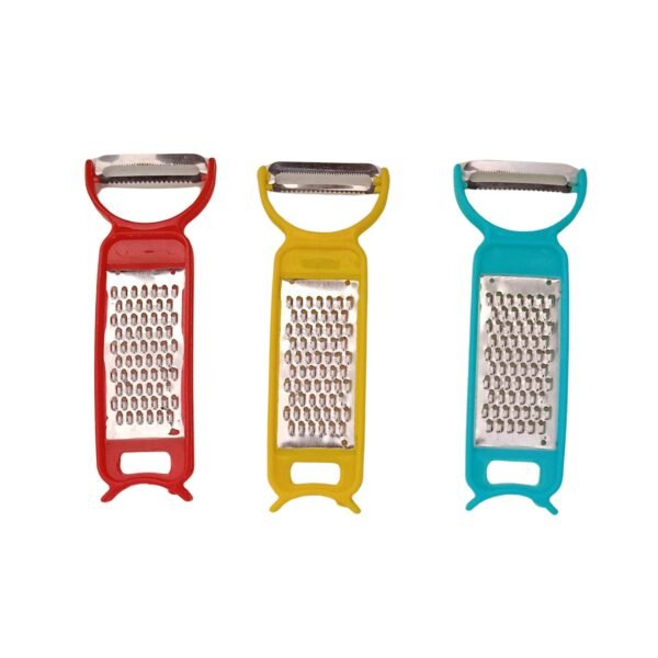 3-in-1 Peeler, Grater & Cutter Set for Kitchen (12 Pc Set)