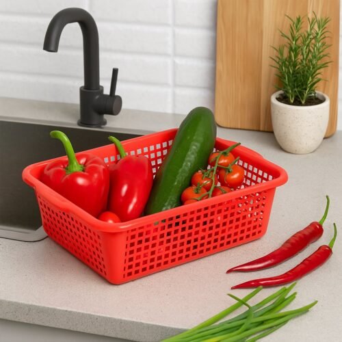 5542.jpg Plastic 1 Pc Kitchen Small Size Dish Rack Drainer Vegetables and Fruits (29x22CM)