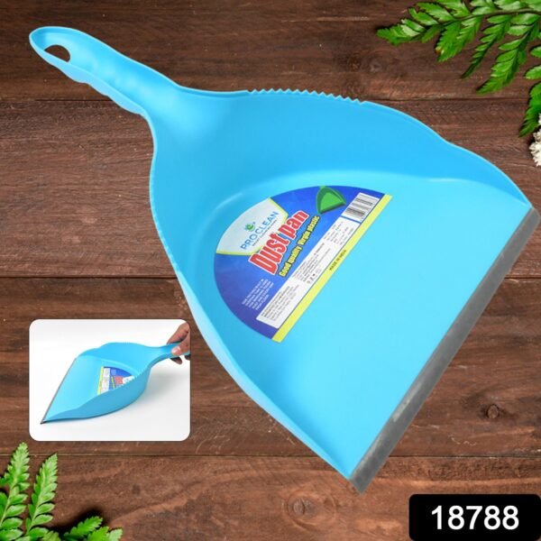 Heavy Plastic Dustpan with Handle, Supdi (1 Pc)