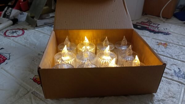 55aaddf2-fb5a-4e5d-9cab-05ee18c40997_698ef20b-2db3-4099-ad6f-3fa56e17935b.jpg Flameless Acrylic LED Tealight Candles for Festival Decor (12 Pc)