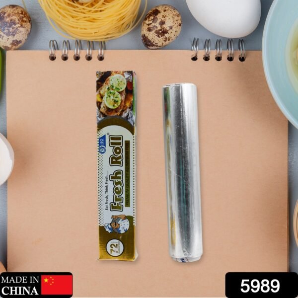 Premium Food Grade Aluminum Foil Roll Heavy Duty  Thick Foil for Baking 72 Mtr 1 Pc