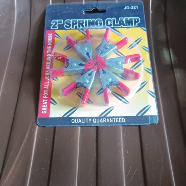 2 Inch Heavy Duty Spring Metal Spring Clamps (6 Pcs Set)