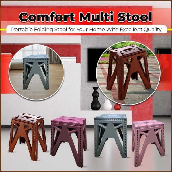 Supermom Comfort Multi-Purpose Folding Stool (18 Inch)