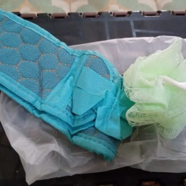 Bath Shower Scrubber Set – Dual-Sided Loofah Sponge & Bath Brush Deep Clean (2 Pcs)