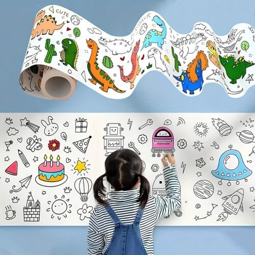 56565666.jpg Fun and Educational Coloring Roll (1 Pc)