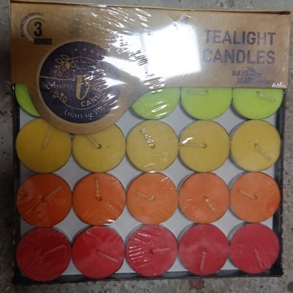 5678b1d5-05a3-416e-9dbb-e50ef7d5953b.jpg Decorative Color Candle Light for Gifts Birthday Anniversary Diwali 50 Pc Set