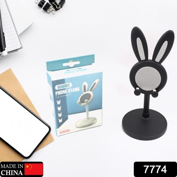 56a99ed9-2f9e-4f11-94c2-f9c005209295.jpg Cute Bunny Phone Stand, Angle Height Adjustable Phone Stand for Desk, Kawaii Phone Holder Desk Accessories, Easter Bunny Gifts Favor for Girl & Boys Accessories for Phone, Tablet, Easter Gifts Favors