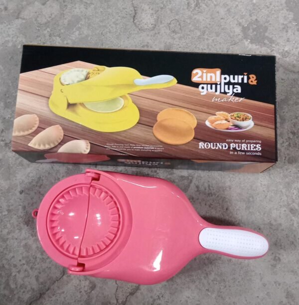 2-in-1 Dumpling Press Mould for Gujiya & Momos