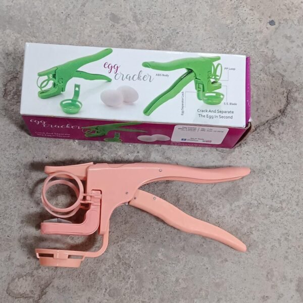 Plastic Handheld Egg Cracker with Separator
