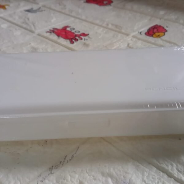 571e19ea-0c36-4ee3-8fba-eaab14d48a92_3d4e2c35-4877-46d8-aeb9-01b554a0e256.jpg Multipurpose White Compass Pencil Box – 3-Compartment School Case, Ideal Gift for Kids