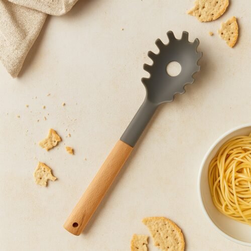 5761.jpg Plastic Kitchen Whisk Pasta Spoon Soup Spoon 1 Pc