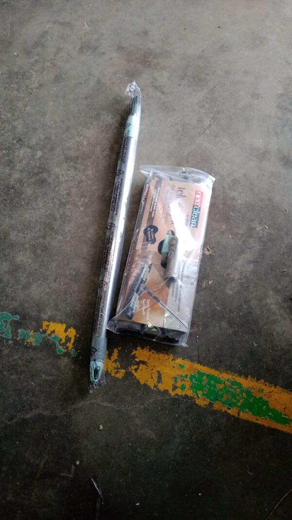 Multipurpose Wet and Dry Cleaning Microfiber Flat MOP Floor Cleaning Mop with , 360 Degree Rotating Head and Telescopic Handle Steel Rod Long Handle Dry Mops, Standard (1 Piece, Multi-Colour)