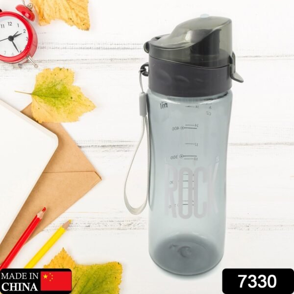 57cab807-7480-4776-a25a-f30ca394697a.jpg Plastic water bottle Outdoor Sport Bottle With Carry Case, leak proof BPA-free for travel cold and hot water Plastic water bottle with daily water intake for gym and children, Home, Travel, Office Use (1 pc )