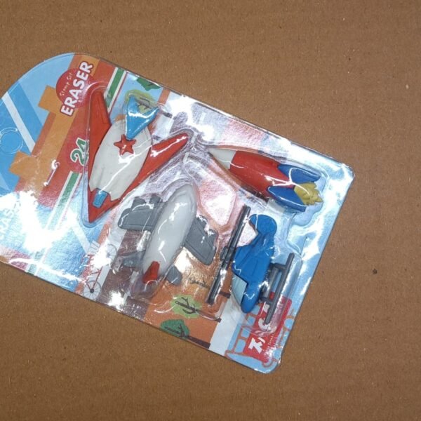 581fcbb7-fd16-4976-9271-bb6e1c69ab78.jpg Vehicle Pattern Eraser School Stationery Use Eraser (4 Pc Set)