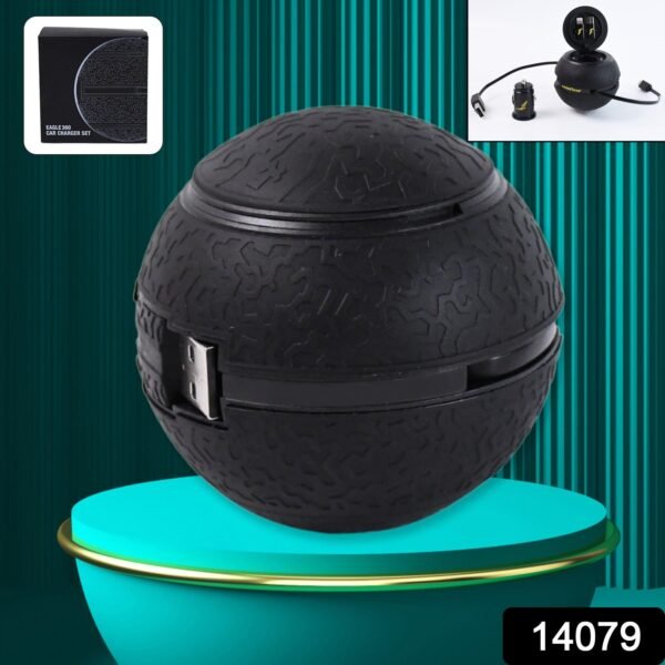 Car Charging Cable with Multiple Charging Tips