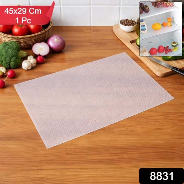Transparent Plastic Fridge Mat 45 × 29 cm (1 Pc)