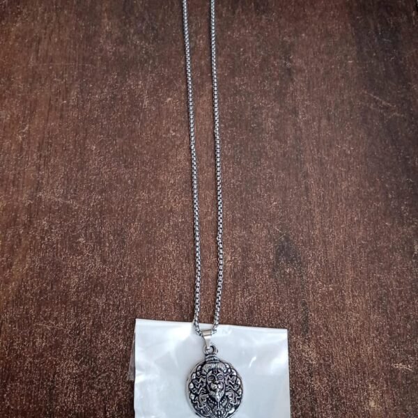 5846efc6-9ee3-4acf-a017-d8ca75ee19fd.jpg Hanuman faceLocket With Chain, Pendant Necklace Chain (1 Pc)