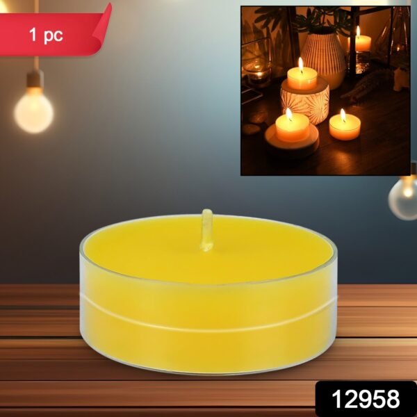 Tealight Diwali Candle – Smokeless, Long-Burning, Mix Color (1 Pc)