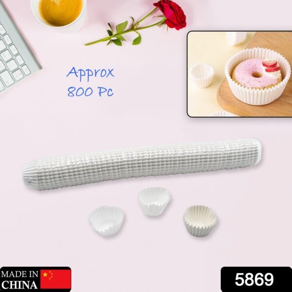 Muffin Cases Paper Mini Paper Cupcake Liners 1 inches (Approx 800pc Set)