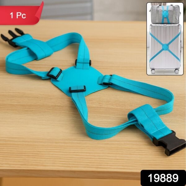 Adjustable Luggage Travel Bag Strap Belt - (1 Pc)