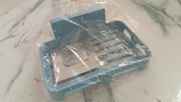 58724e2d-944b-44fd-8c3a-3ce5915d5eb2.jpg Bathroom & Kitchen Soap Holder: Self-Adhesive ,Sabudani (Plastic Box)