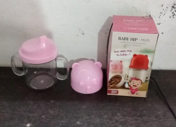 Baby Milk Sippy Mug – Leakproof Lightweight Nursing Cup for Kids (250 Ml / 1 Pc)
