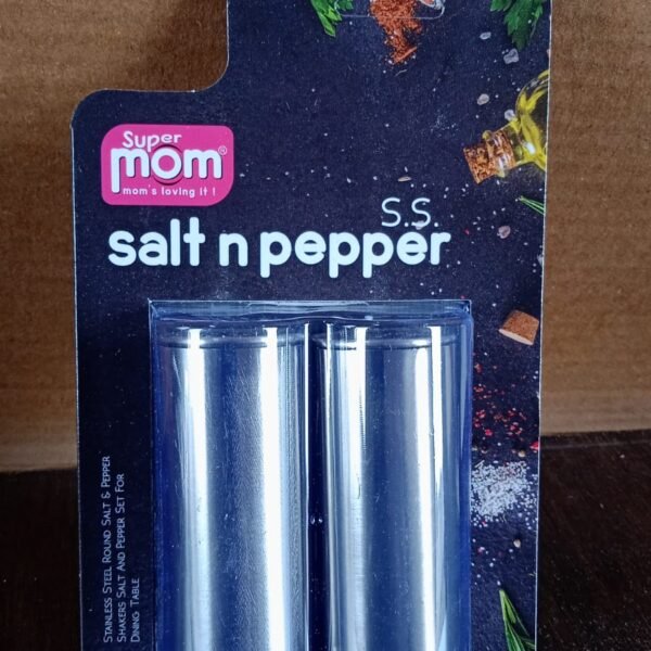 Supermom Stainless Steel Salt and Pepper Shaker Set (2 Pc)