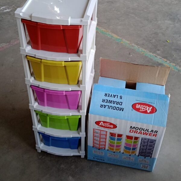 597e3f36-9b8d-4671-85e2-86272eefba3b.jpg Multipurpose Modular Drawer Organizer Storage Box - 5 Layers