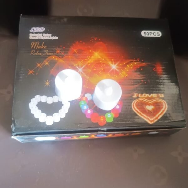 Flameless LED Tealight Candles, Diwali (50 Pc)