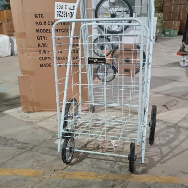 Foldable Shopping Trolley with Wheels ( MOQ :- 2 Pc)