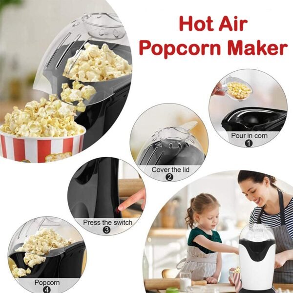 Hot Air corn, per Electric Machine Snack Maker