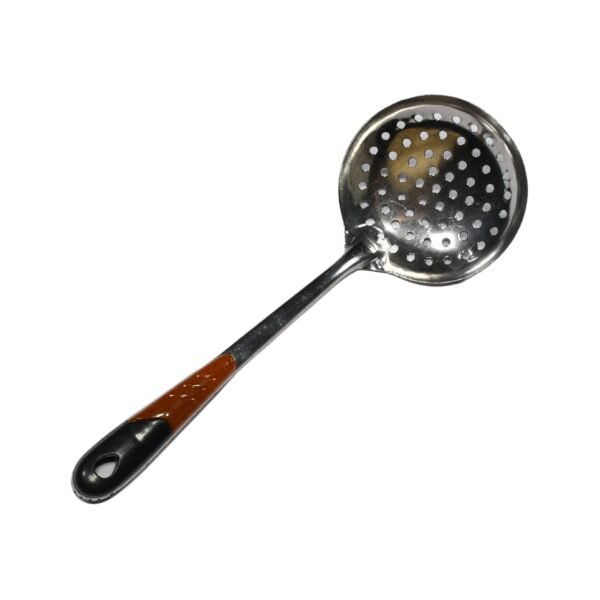 Stainless Steel Slotted Skimmer – Heat-Resistant Spoon for Cooking