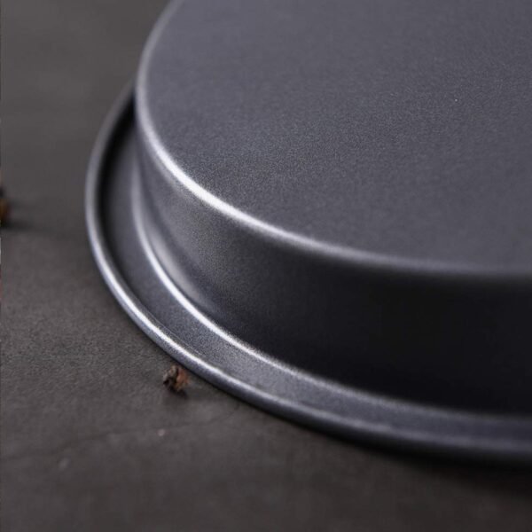 5_19ef0448-7a44-4775-8bad-9d52b839103d.jpg Round Shape Carbon Steel Non-stick Baking Tray (11 Inch)