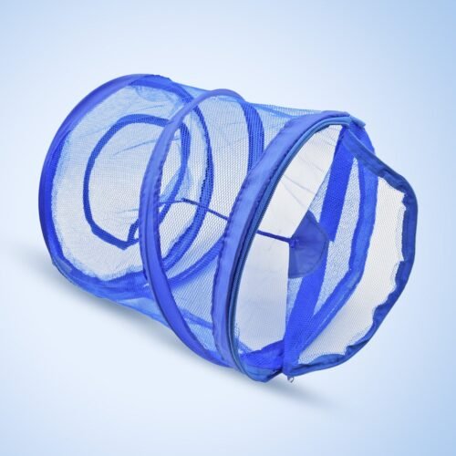 Mesh Up Laundry Hamper Foldable Portable Dirty Clothes Basket for Bedroom Kids Room