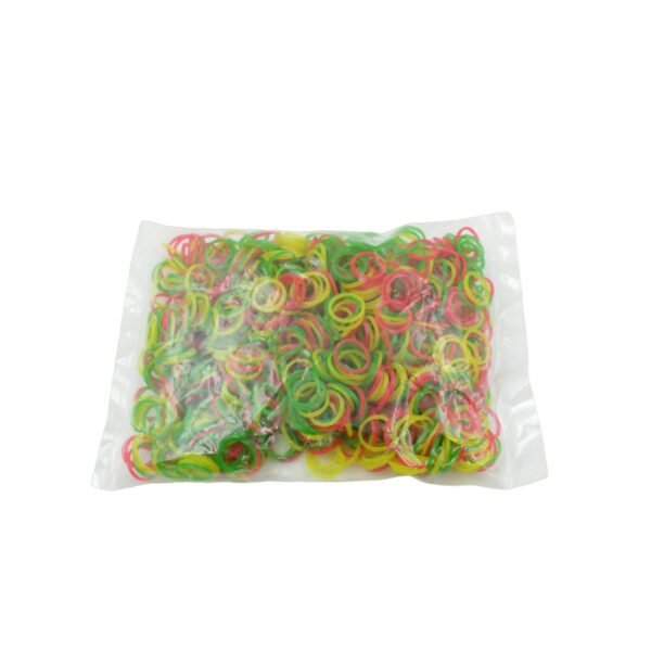 Multicolor Rubber Bands – Elastic & Reusable for Office & Home (0.5 Inch / 100GM)